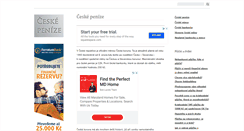 Desktop Screenshot of ceske-penize.eu